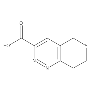 5H,7H,8H-thiopyrano[4,3-c]pyridazine-3-carboxylic acid Structure