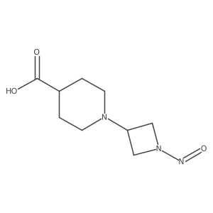 1-(1-Nitrosoazetidin-3-yl)piperidine-4-carboxylic acid结构式