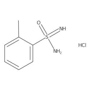 2-Methylbenzene-1-sulfonoimidamide hydrochloride结构式