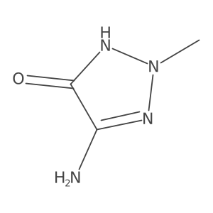 5-amino-2-methyl-2H-1,2,3-triazol-4-ol结构式