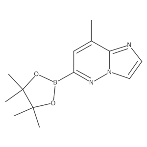 8-Methylimidazo[1,2-b]pyridazine-6-boronic Acid Pinacol Ester Structure