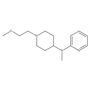 N-[1-(2-methoxyethyl)piperidin-4-yl]-N-methylpyridin-2-amine结构式