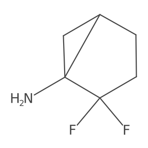 rac-(1R,5R)-2,2-difluorobicyclo[3.1.0]hexan-1-amine结构式