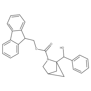 (9H-fluoren-9-yl)methyl 1-[hydroxy(phenyl)methyl]-2-azabicyclo[2.1.1]hexane-2-carboxylate Structure