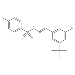 N'-(3-Bromo-5-(t-butyl)benZylidene)-4-methylbenZenesulfonohydraZide结构式