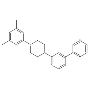 2-[4-(4,6-Dimethylpyrimidin-2-yl)piperazin-1-yl]-4-(pyridin-3-yl)pyrimidine Structure