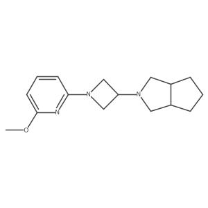 2-Methoxy-6-(3-{octahydrocyclopenta[c]pyrrol-2-yl}azetidin-1-yl)pyridine Structure