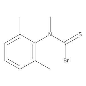 Carbaniloyl bromide, N,2,6-trimethylthio- Structure