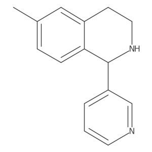 6-Methyl-1-(pyridin-3-yl)-1,2,3,4-tetrahydroisoquinoline结构式