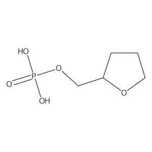 (Tetrahydro-2-furyl)methyl Dihydrogen Phosphate Structure