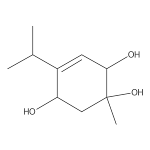 (1S,2R,4S)-2-methyl-5-propan-2-ylcyclohex-5-ene-1,2,4-triol Structure
