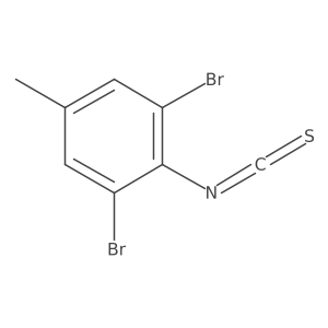 1,3-Dibromo-2-isothiocyanato-5-methylbenzene结构式