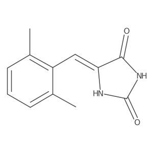 2,4-Imidazolidinedione, 5-[(2,6-dimethylphenyl)methylene]- Structure