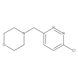 4-((6-Chloropyridazin-3-yl)methyl)morpholine结构式