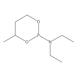 rel-(2R,4S)-N,N-Diethyl-4-methyl-1,3,2-dioxaphosphorinan-2-amine Structure