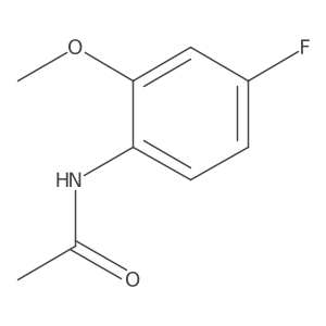 Acetamide, N-(4-fluoro-2-methoxyphenyl)- Structure
