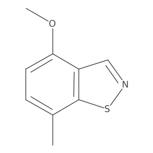 4-Methoxy-7-methyl-benzo[d]isothiazole结构式