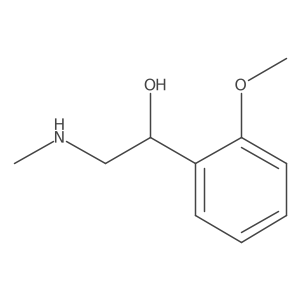 1-(2-Methoxyphenyl)-2-(methylamino)ethanol结构式