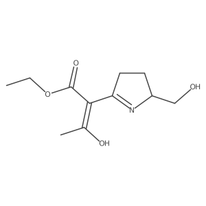 Ethyl (2E)-2-[5-(hydroxymethyl)-2-pyrrolidinylidene]-3-oxobutanoate Structure