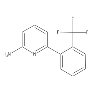 2-Pyridinamine, 6-[2-(trifluoromethyl)phenyl]- Structure
