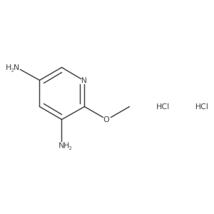 2-Methoxypyridine-3,5-diamine dihydrochloride结构式