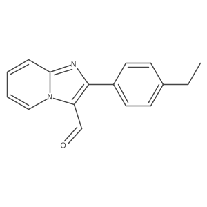 2-(4-Ethylphenyl)imidazo[1,2-a]pyridine-3-carbaldehyde Structure