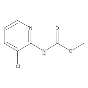 Methyl N-(3-chloro-2-pyridinyl)carbamate结构式
