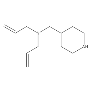 N,N-Di-2-propen-1-yl-4-piperidinemethanamine结构式