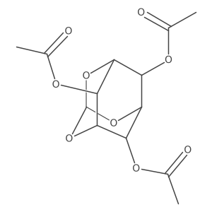 myo-Inositol, 1,3,5-O-methylidyne-, 2,4,6-triacetate结构式