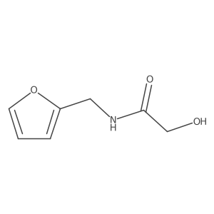 N-(furan-2-ylmethyl)-2-hydroxyacetamide Structure