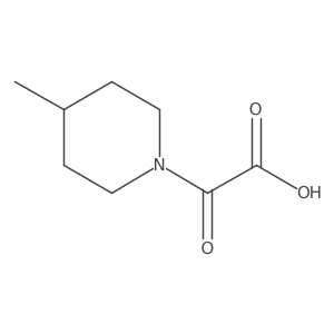 2-(4-Methylpiperidin-1-yl)-2-oxoacetic acid结构式