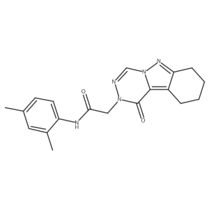 N-(2,4-dimethylphenyl)-2-(1-oxo-7,8,9,10-tetrahydro-[1,2,4]triazino[4,5-b]indazol-2(1H)-yl)acetamide Structure
