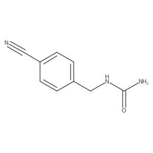 [(4-Cyanophenyl)methyl]urea Structure