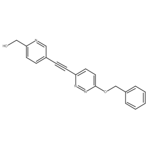 5-[2-[6-(Phenylmethoxy)-3-pyridazinyl]ethynyl]-2-pyridinemethanol Structure