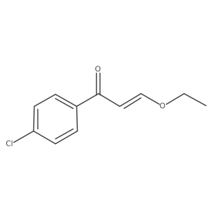 1-(4-Chlorophenyl)-3-ethoxyprop-2-en-1-one Structure