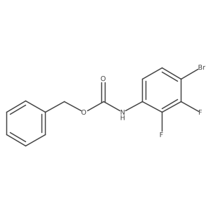 benzyl N-(4-bromo-2,3-difluorophenyl)carbamate Structure
