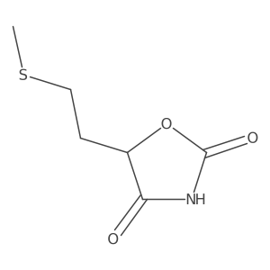 5-[2-(Methylsulfanyl)ethyl]-1,3-oxazolidine-2,4-dione Structure