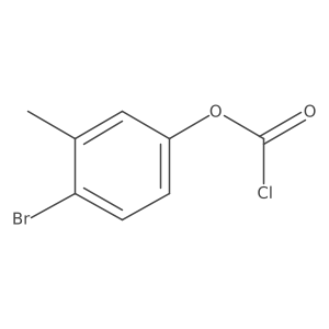 4-Bromo-3-methylphenyl chloroformate Structure