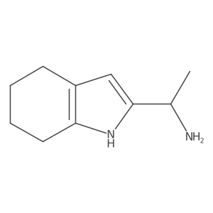 (1S)-1-(4,5,6,7-tetrahydro-1H-indol-2-yl)ethan-1-amine结构式