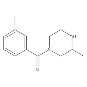 3-Methyl-1-(3-methylbenzoyl)piperazine Structure
