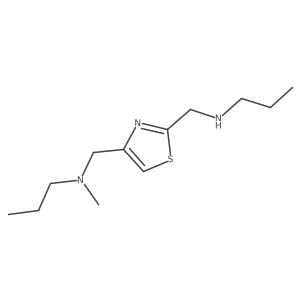 Methyl(propyl)({2-[(propylamino)methyl]-1,3-thiazol-4-yl}methyl)amine Structure