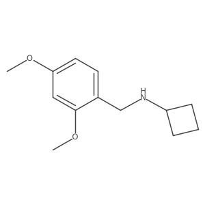 N-[(2,4-dimethoxyphenyl)methyl]cyclobutanamine结构式