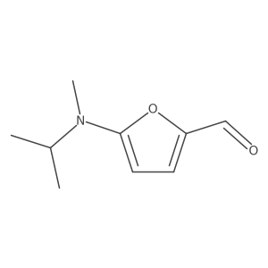 5-[Methyl(propan-2-yl)amino]furan-2-carbaldehyde Structure