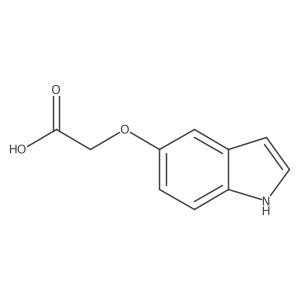5-Indolyloxyacetic acid结构式