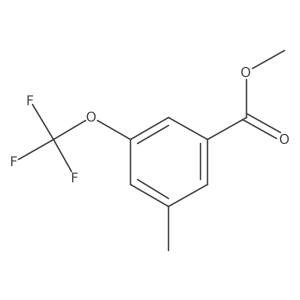 Methyl 3-methyl-5-(trifluoromethoxy)benzoate Structure