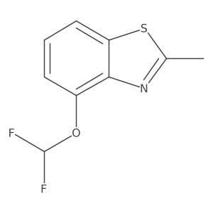 4-(Difluoromethoxy)-2-methylbenzo[d]thiazole Structure