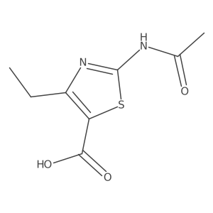 2-Acetamido-4-ethyl-1,3-thiazole-5-carboxylic acid Structure
