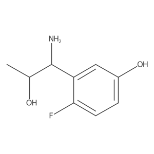 3-((1R,2S)-1-Amino-2-hydroxypropyl)-4-fluorophenol Structure