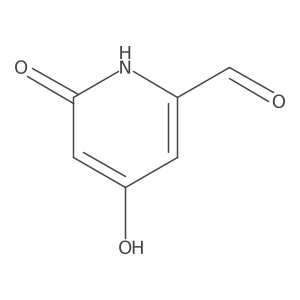 4,6-Dihydroxypyridine-2-carbaldehyde结构式
