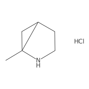 1-Methyl-2-azabicyclo[3.1.0]hexane hydrochloride Structure